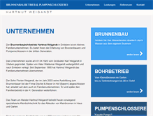 Tablet Screenshot of kleinbrunnenbau.de